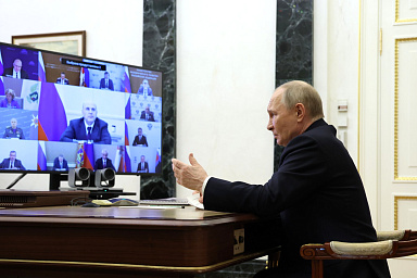 Оксана Лут доложила Президенту России о ходе весенне-полевых работ