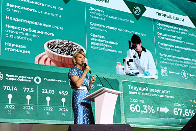 Оксана Лут обозначила приоритеты развития российской селекции на форуме «Русское поле – 2025»